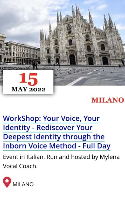 Your Voice, Your Identity - Milan - Milena Origgi