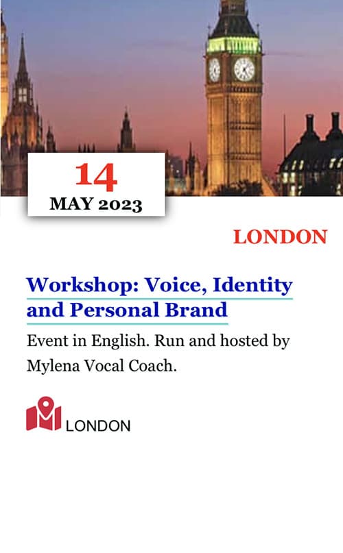 Voice Workshop - London - Milena Origgi