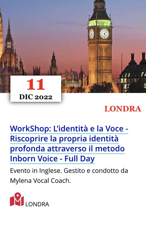 Workshop di Vocal Coaching a Londra