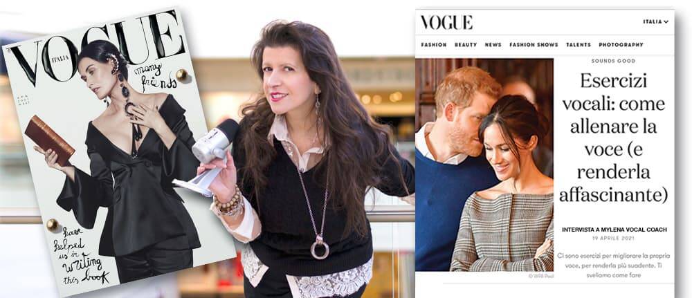 Rendere la voce affascinante: intervista a Mylena Vocal Coach per Vogue Italia