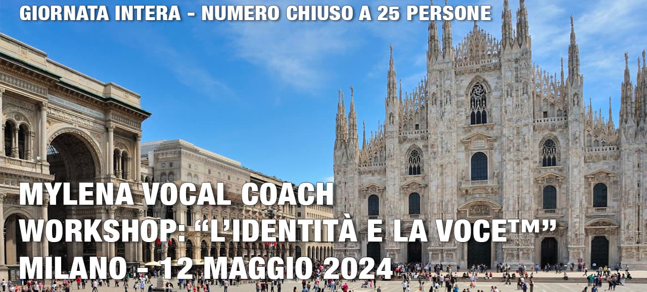 Workshop: L’identità e la voce – Milano 12 Maggio 2024: Padroneggia la tua espressività vocale, torna ad amare la tua voce e afferma la tua identità