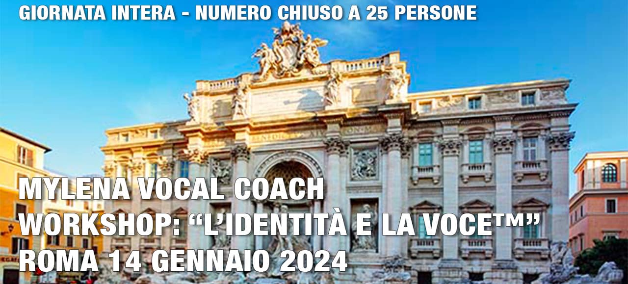 Workshop: L’identità e la voce – Roma – 14 Gennaio 2024: Padroneggia la tua espressività vocale, torna ad amare la tua voce e afferma la tua identità