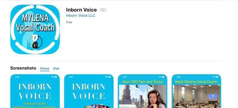 Train your Voice with an App!