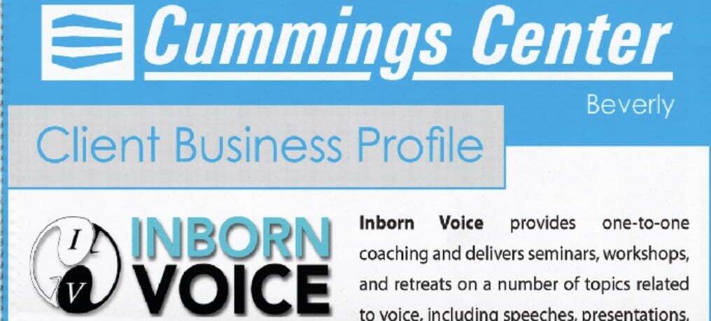 Inborn Voice reviewed by the Cumming Center Client Business Profile