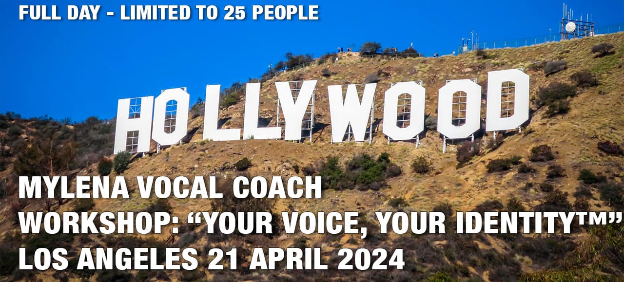 Workshop: Your voice, your identity – Los Angeles April 21, 2024: Master your vocal expressiveness, love your voice and assert your identity