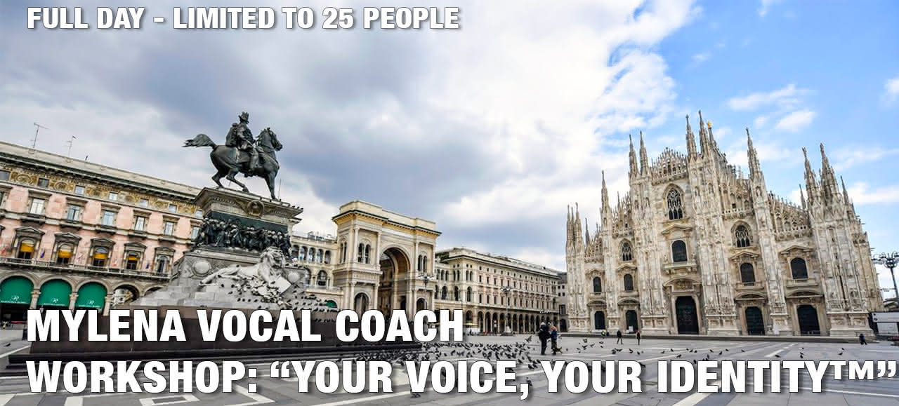 Workshop: Your voice, your identity – Milan December, 07 2025: Master your vocal expressiveness, love your voice and assert your identity