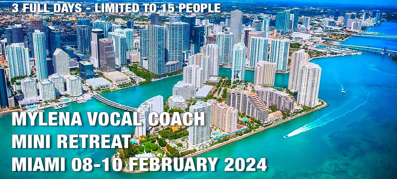 
Miami Beach Mini Vocal Coaching Retreat – 08-10 February 2024
